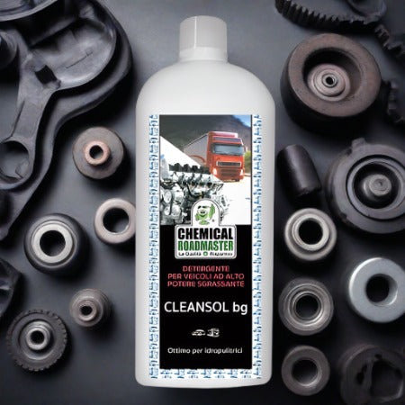 Cleansol BG - detergent foarte concentrat, curăță rapid murdăria grasă de origine animală, vegetală și sintetică