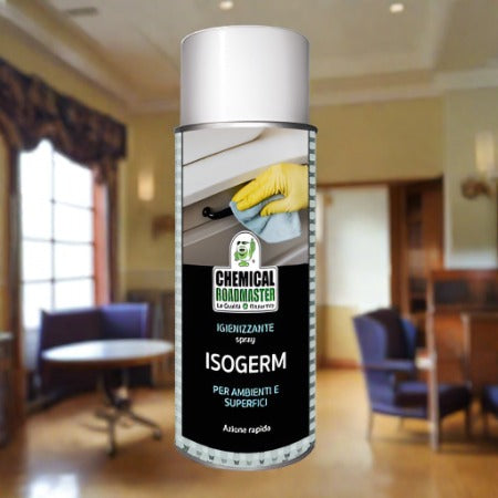 Isogerm - spray pentru igienizarea mediului și a suprafețelor, previne formarea mucegaiului, 400 ml.