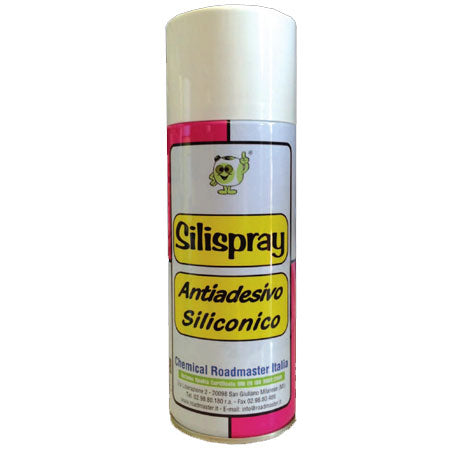 Silispray - antiadeziv siliconic, evită probleme precum sudarea între plastic și matrițe, 400 ml.