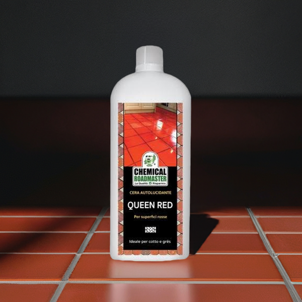 Queen red - ceară roșie, antiderapantă, pentru gresie roșie, faianță, teracotă și podele de terrazzo