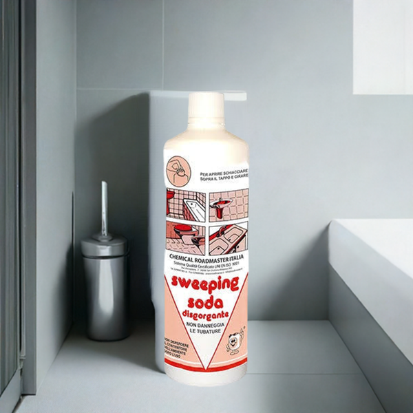 Sweeping Soda - gel desfundat țevi, scurgeri, sifoane, nu distruge țevile de plastic, 1 litru
