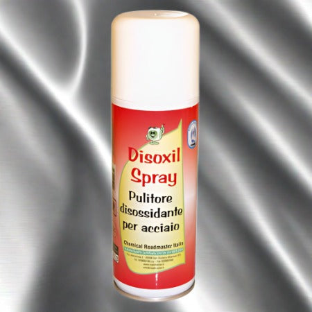 Disoxil - spray spumă, îndepărtează oxizii de pe metale, fără zgâriere, cu efect de lustruire, 200 ml.