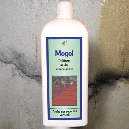 Mogol - detergent acid vâscos, elimină reziduuri precum var, ciment, eflorescență salină