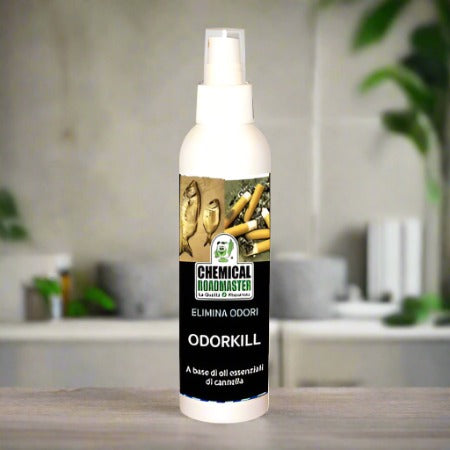 Odorkill - Neutralizant al mirosurilor ambientale. Elimină toate mirosurile neplăcute. Pe bază de extracte naturale din plante, 200 ml.